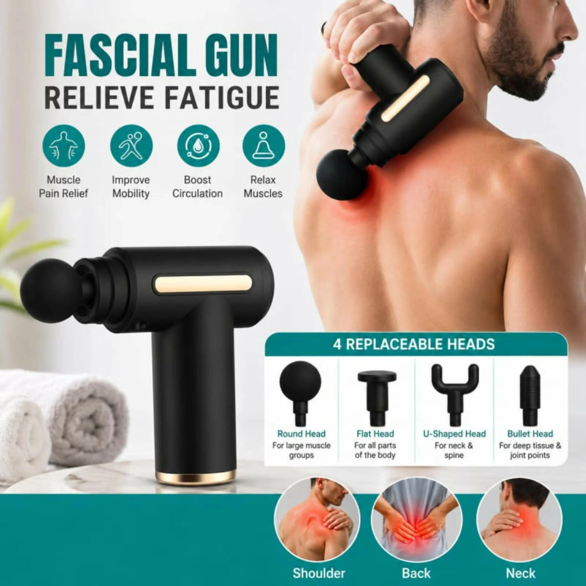 Image for Professional Deep Tissue Massage Gun