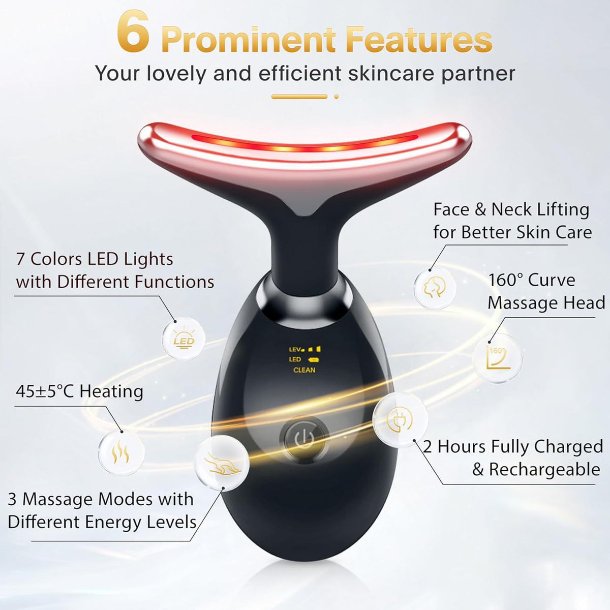 Image for Rechargeable Face Massager Neck Device