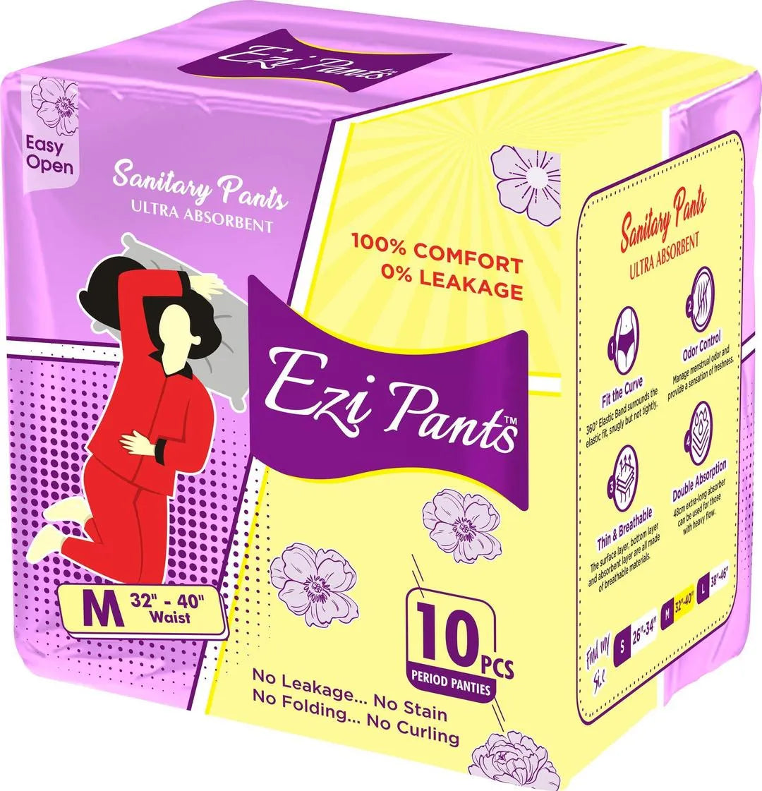 Image for EziPants Disposable Period Panty - 10 Pcs